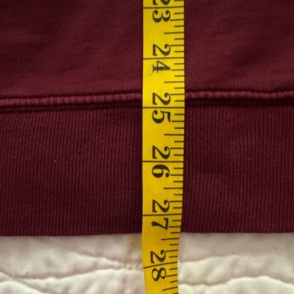 J. Crew Women's Burgundy Sweatshirt - Picture 6 of 7